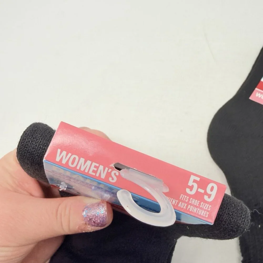 Diabetic Socks for Women 2 Pack Non-Binding Cushioned Sole Shoe Size 5-9‎ 2249